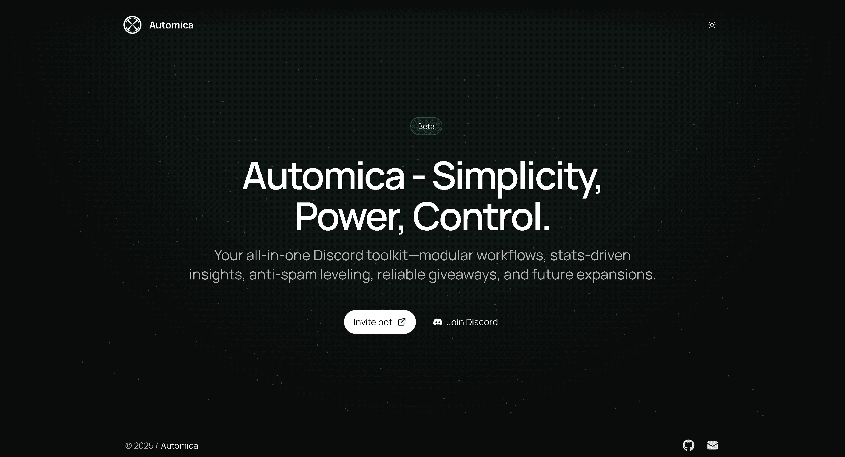 Automica: Modular Discord Automation with Infinite Possibilities